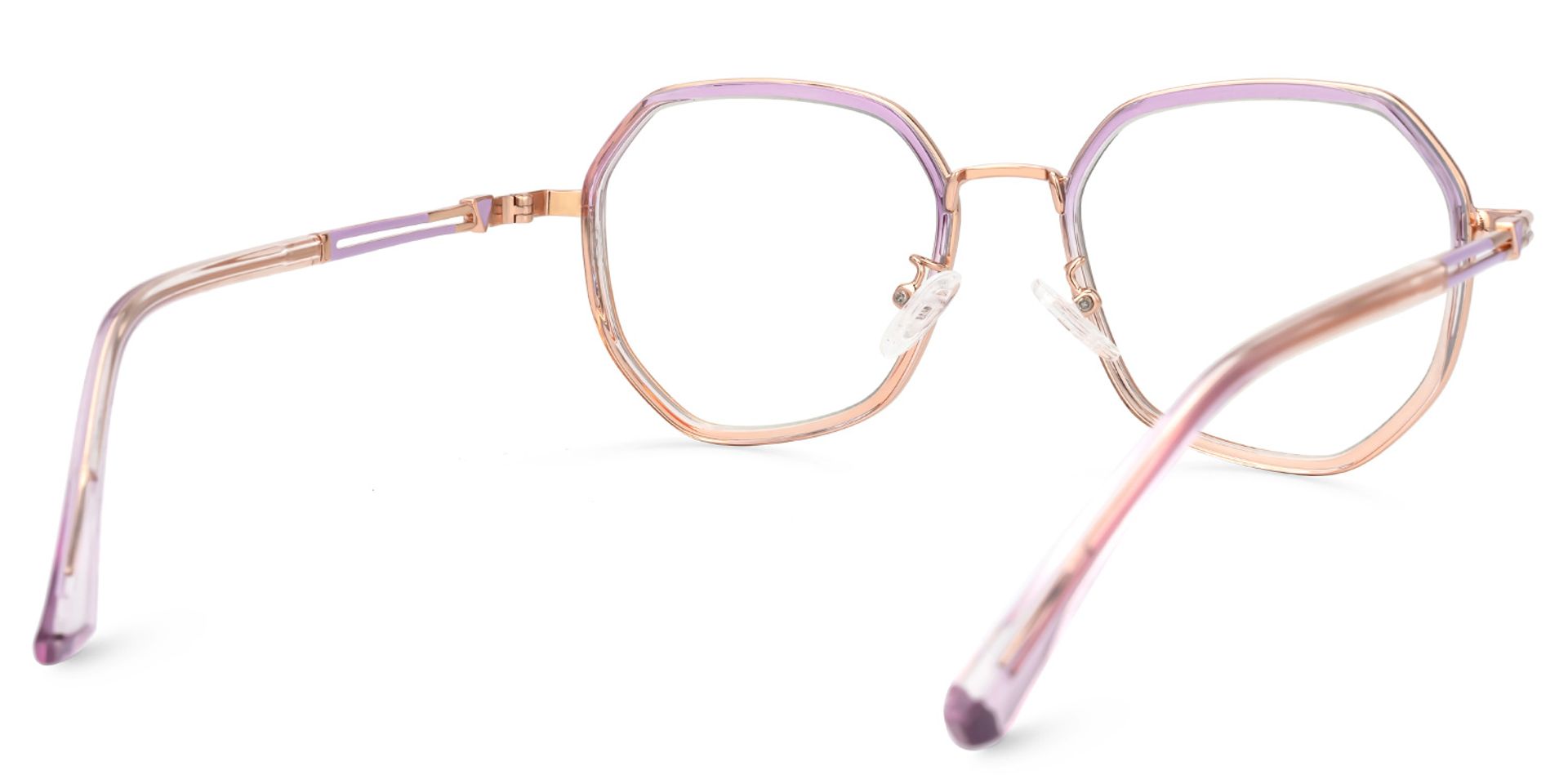 Frazier Two-Tone Geometric Glasses | ZEELOOL Canada3