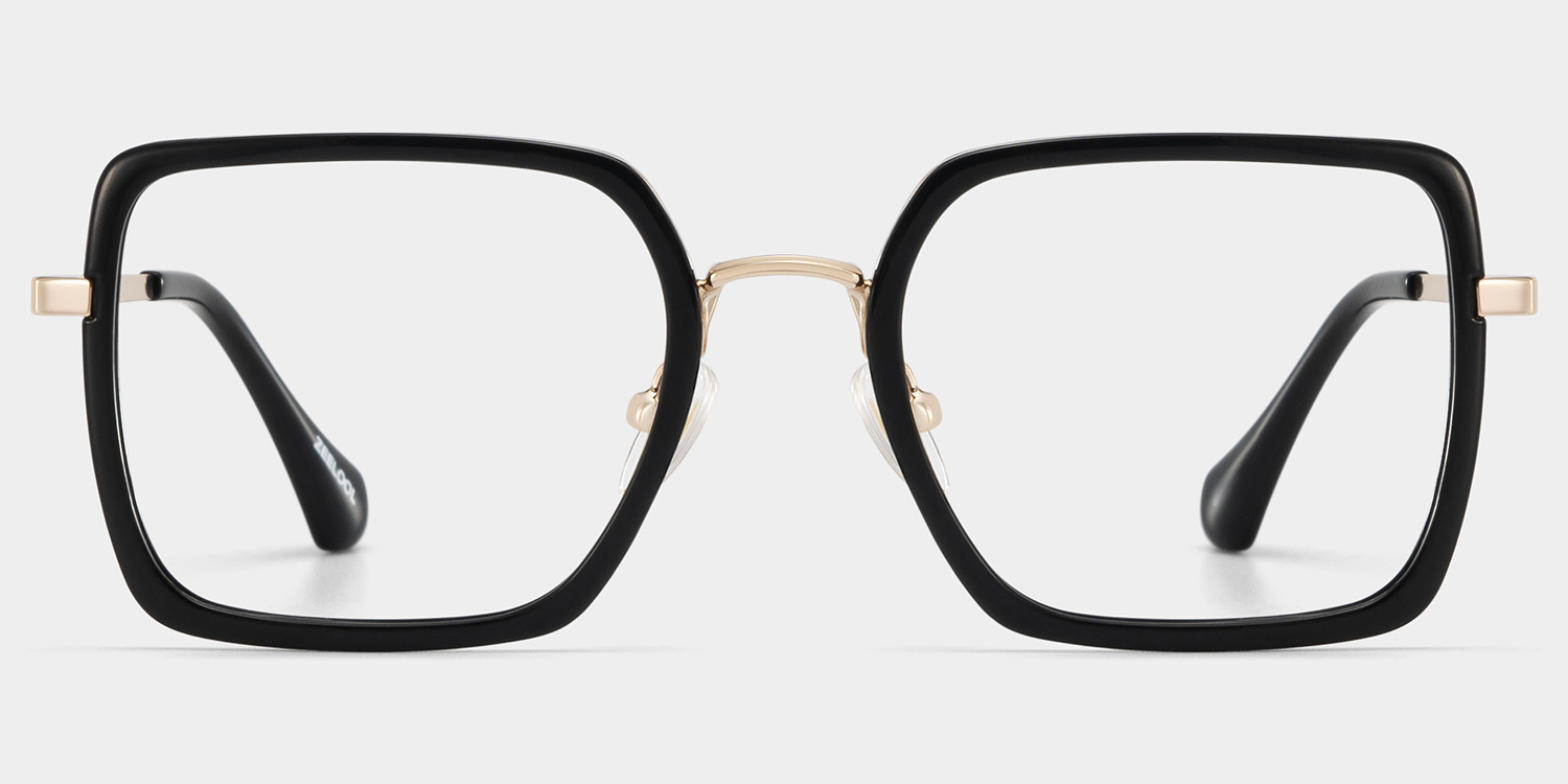 Shane Black Frame Glasses with Square Frame Online | ZEELOOL1