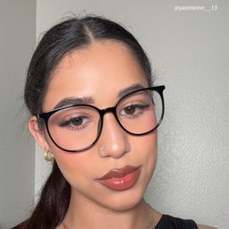 Chanty Round Black Glasses4