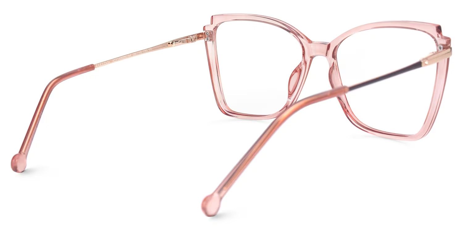 Cateye Kristen Pink Glasses deals -Zeelool Glasses3