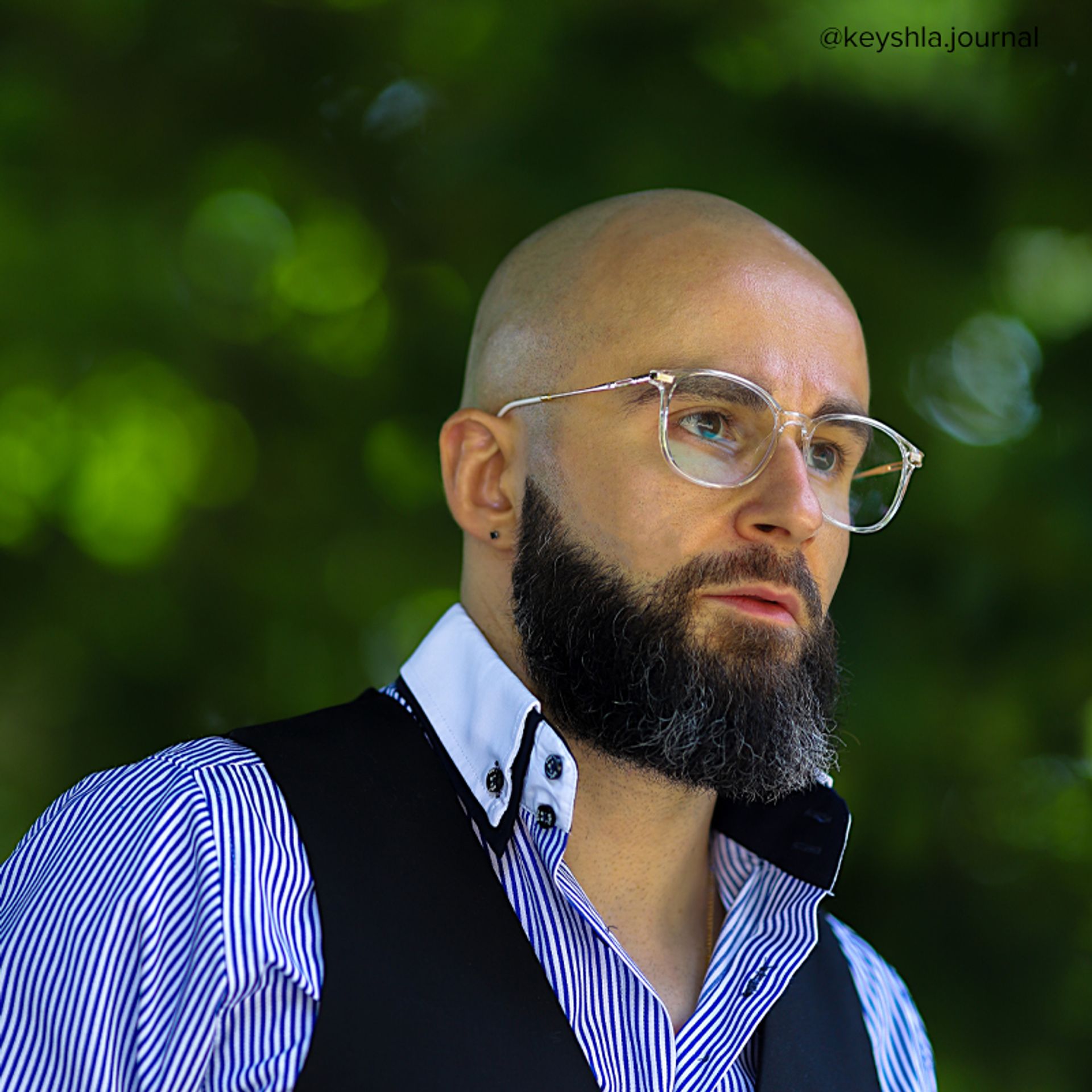 Clear Greene Square Eyeglasses and Glasses Frames8