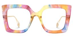 Qatar Square Rainbow Glasses0