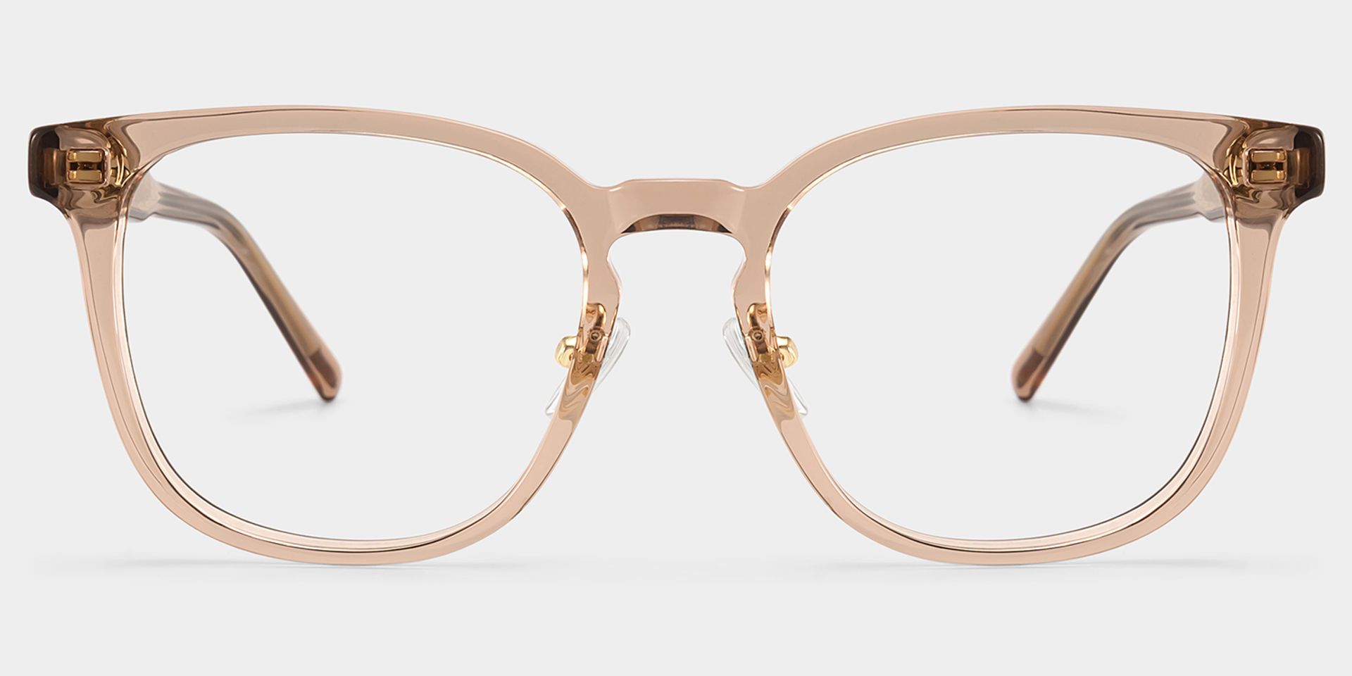 Hailey Beige Frame Glasses with Square Frame Online | ZEELOOL1