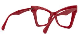 Shauna Cateye Red Glasses3