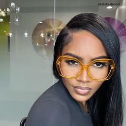 Piper Earthy-Yellow Geometric Glasses5