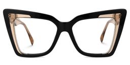 Brooklyn Cateye Black Glasses0