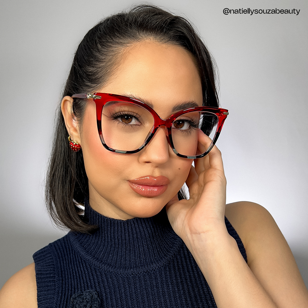 Lamar Butterfly Red Glasses