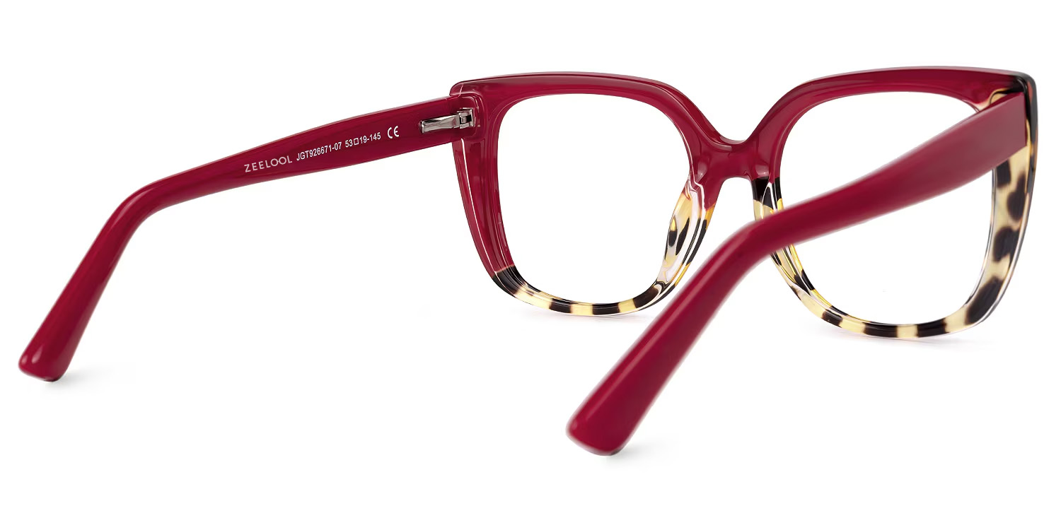 Carrero Square Two-Tone Glasses4