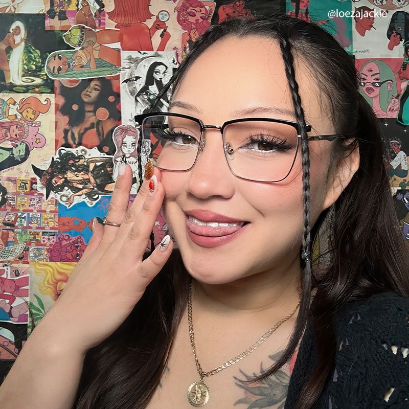 Kierriah Browline Black Glasses | ZEELOOL Canada4