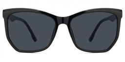 Libby Geometric Black Glasses0
