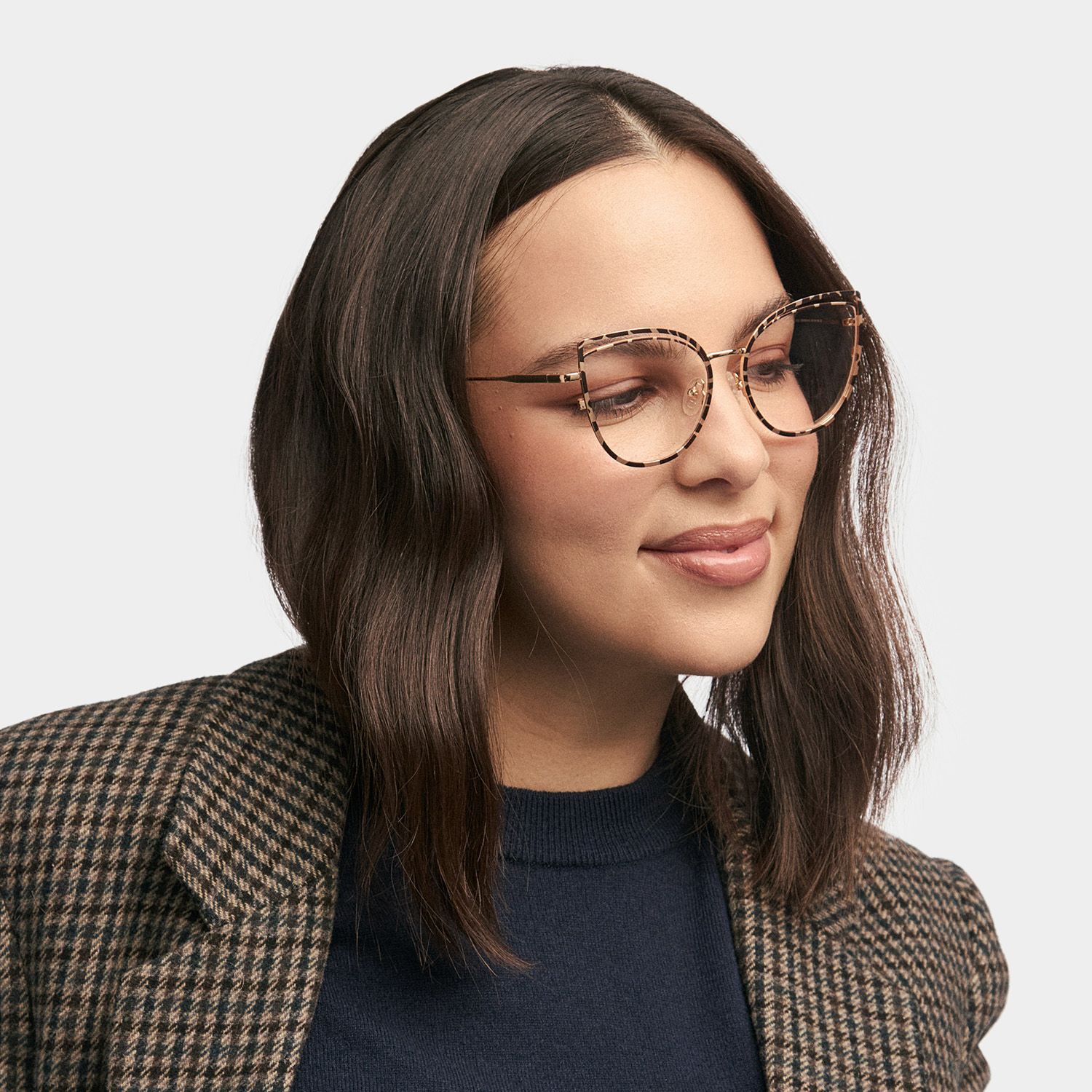 Spivey Cateye Metal Full Frame Eyeglasses | ZEELOOL Canada1