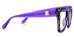 Ruby Square Snake Print Glasses2