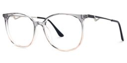 Chanty Two-Tone Round Glasses1