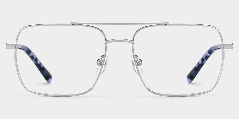 Iris Aviator Silver Glasses