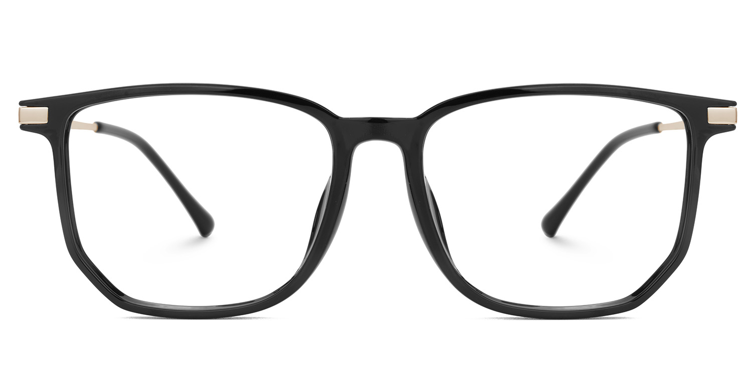 Fezell Square Black Glasses