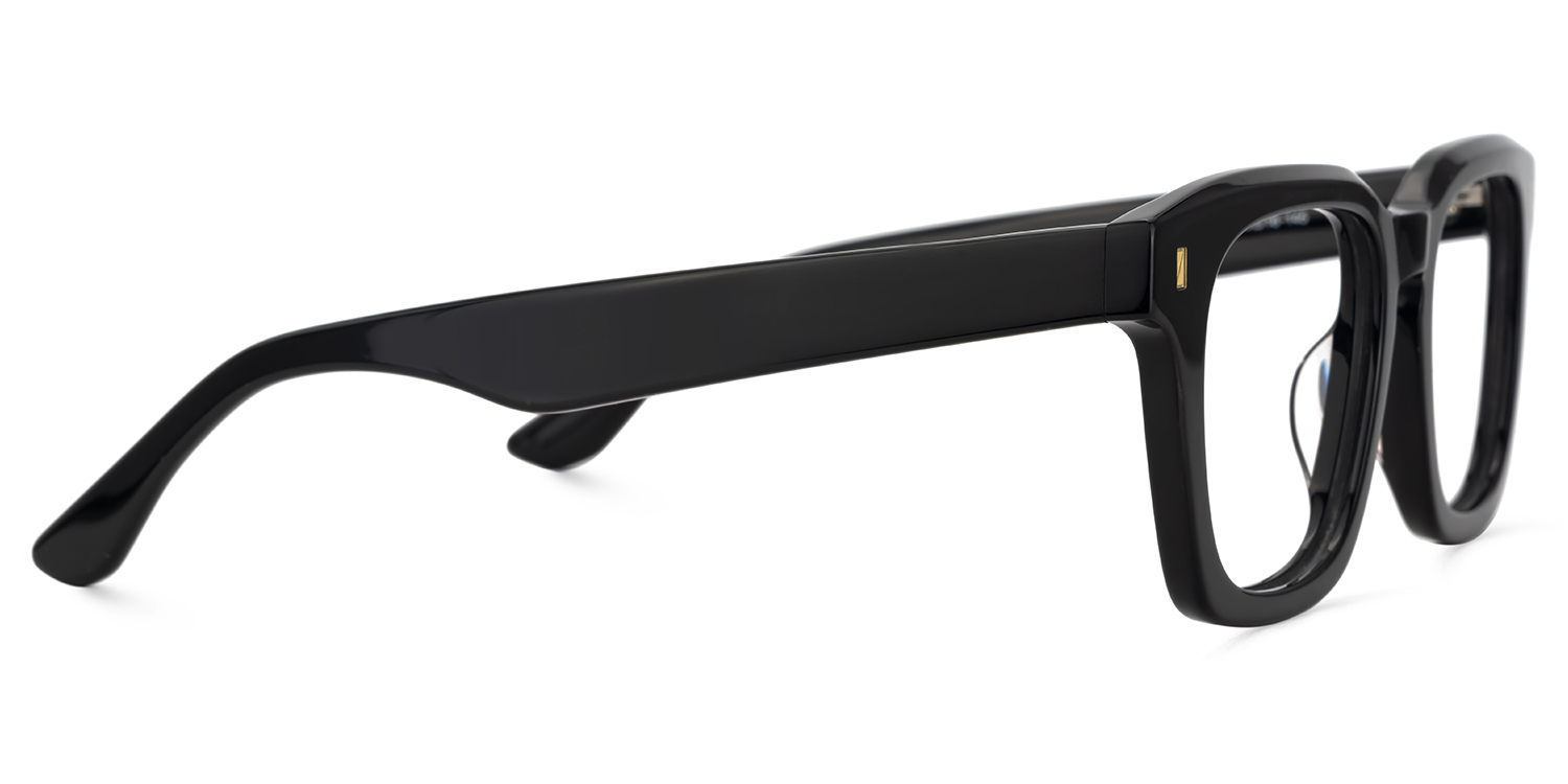 Men's Black Acetate Glasses4
