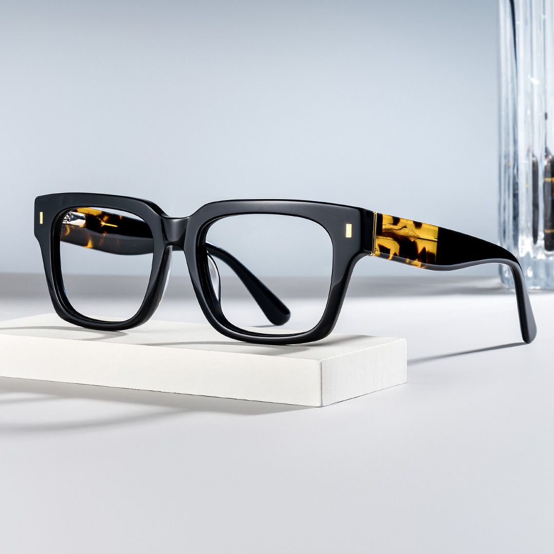 Black Rectangle Eyeglasses - Fulford on Sale | Zeelool0