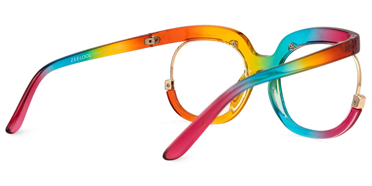 Darice Round Colorful Glasses | Zeelool Glasses3