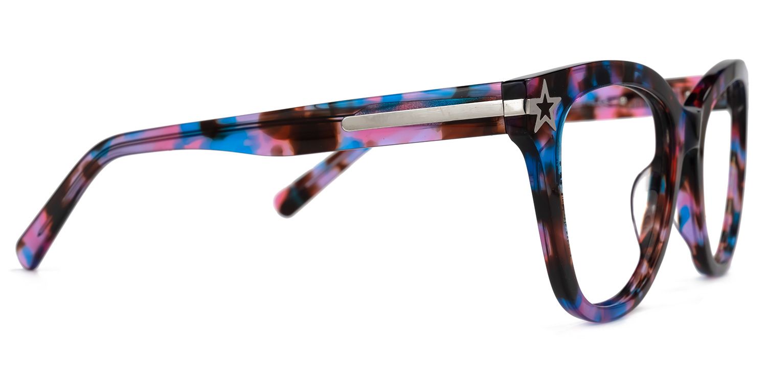 Cateye Kathleen Floral Glasses deals -Zeelool Glasses2