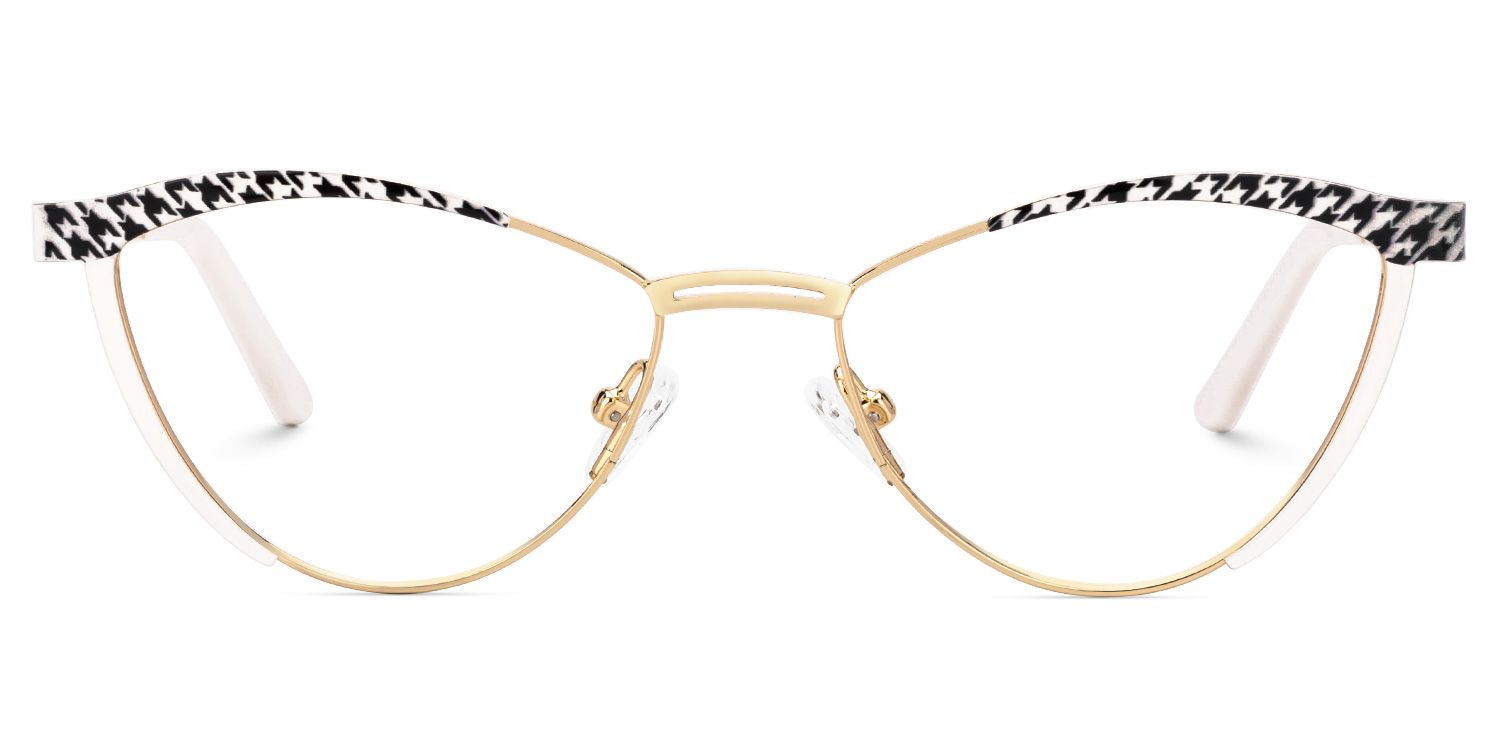 New Black-White Color for Sydney Metal Eyeglasses  | ZEELOOL Canada0