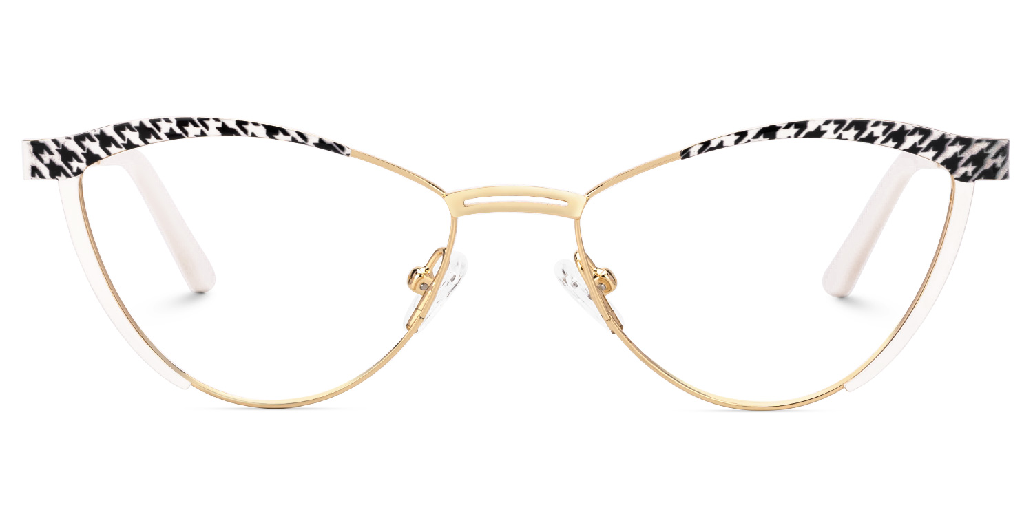 New Black-White Color for Sydney Metal Eyeglasses  | ZEELOOL Canada0