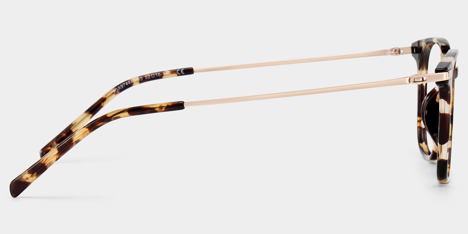 Florence Rectangular Tortoise Shell Eyeglass Frames for Women | ZEELOOL CANADA4