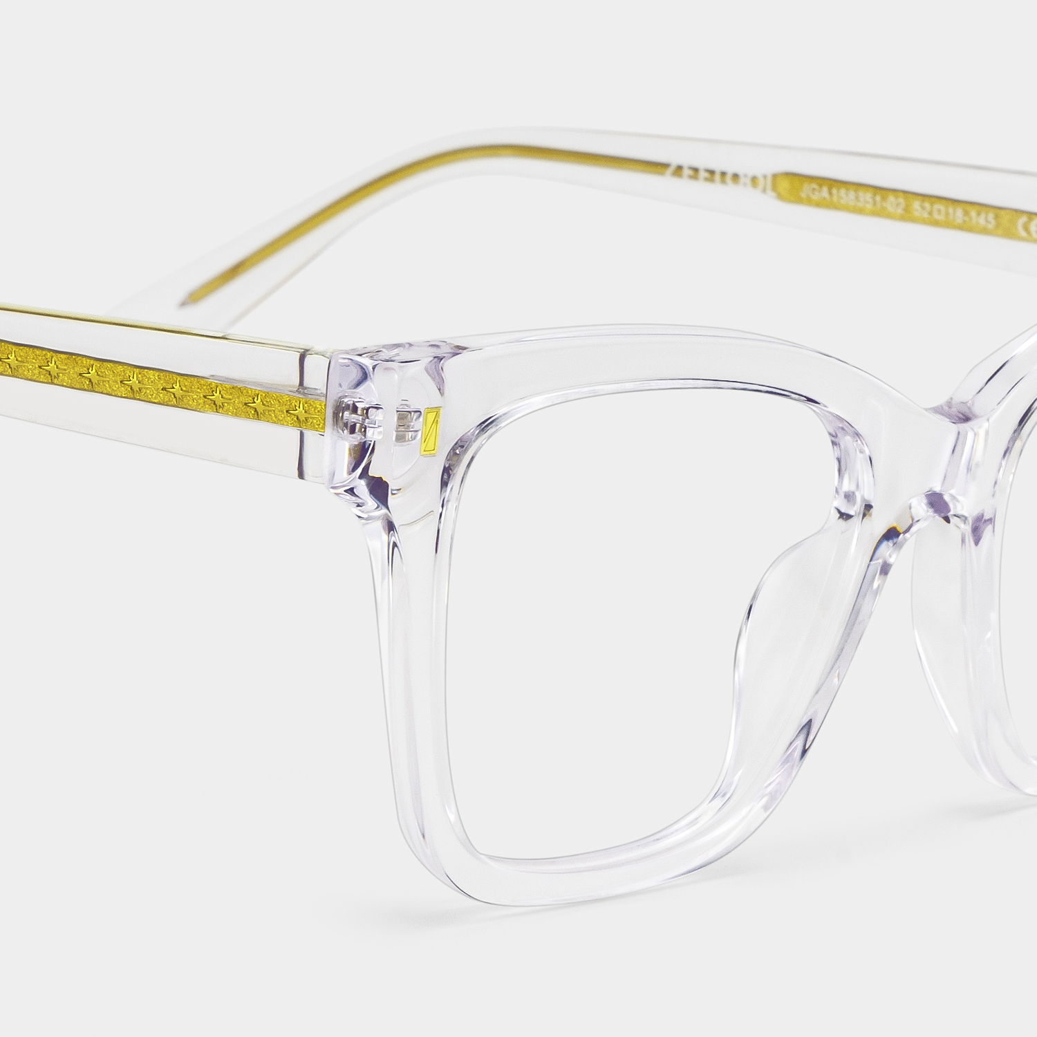 Square Crystal Eyeglasses Rory Acetate Frame Glasses5
