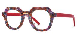 Jameica Geometric Flora Glasses1