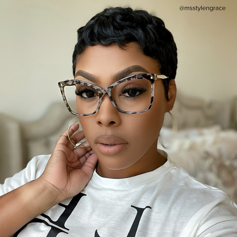 Isaebella Butterfly Tortoise Frame Glasses | ZEELOOL Canada5