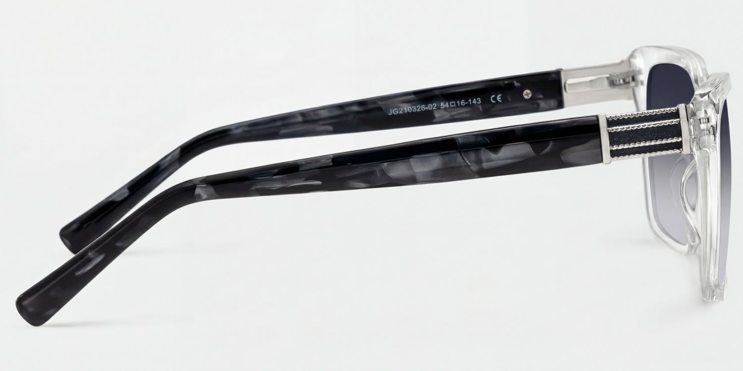 Emery Clear Geometric Artistik Eyewear | ZEELOOL3