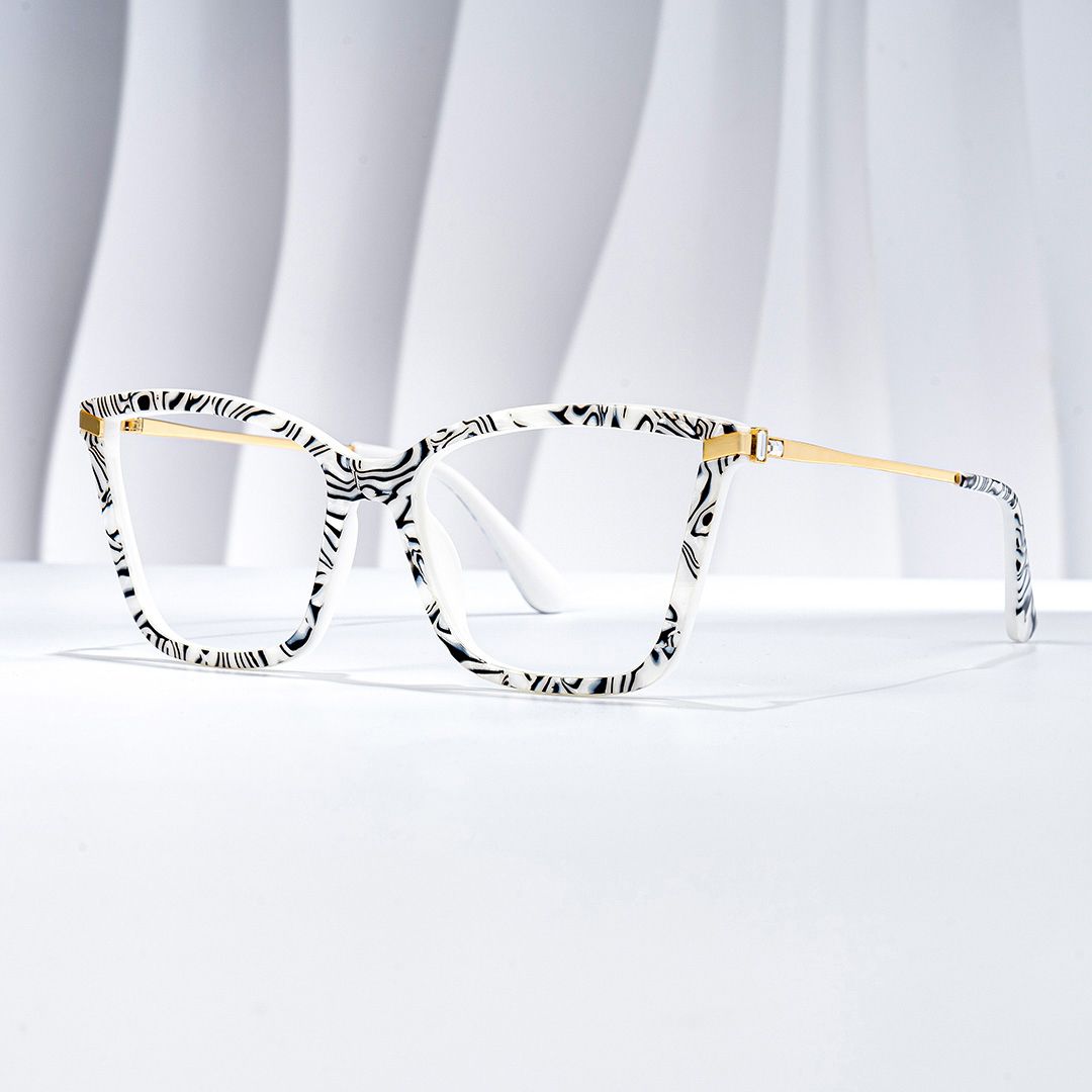 Stephens Cateye with Zebra Glasses Oversized Frames | ZEELOOL Canada0