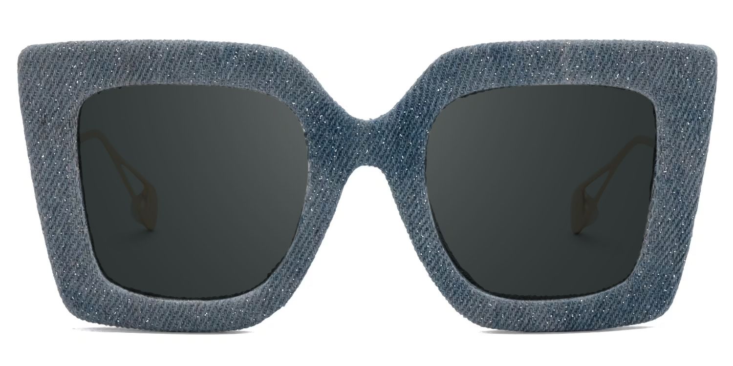 Latanya Acetate Blue Frame Sunglasses | ZEELOOL CA0