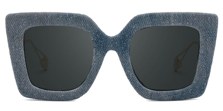 Latanya Blue Square Sunglasses
