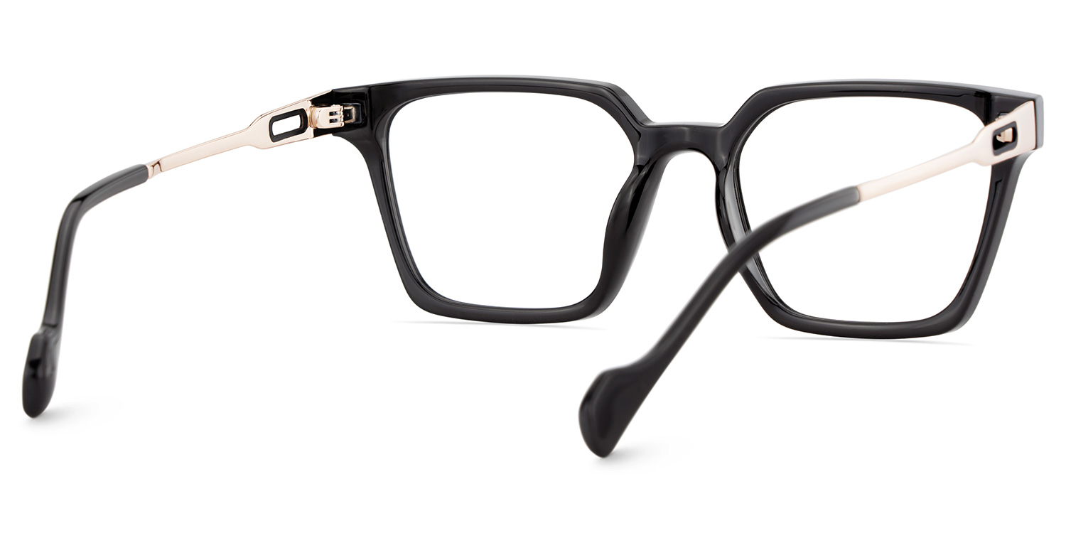 Mabel Square Black Glasses5