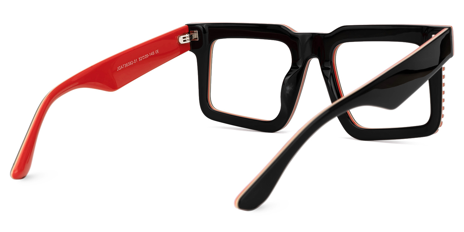 Anderson Square Black Glasses3