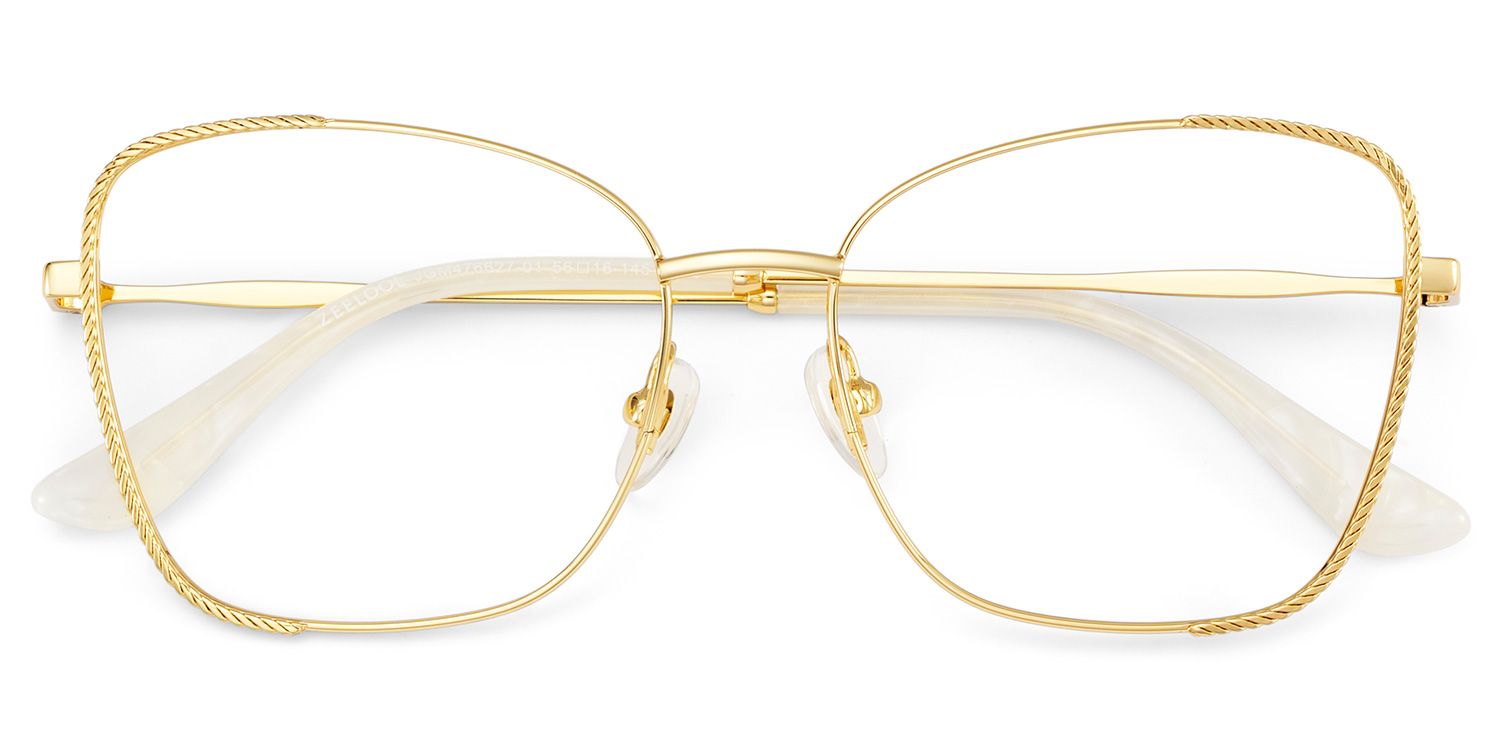 Kai Eyeglasses in Butterfly Gold Frame | ZEELOOL Canada3
