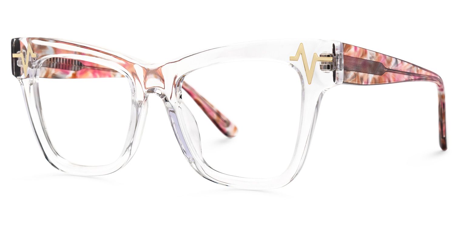 Cara Butterfly Clear Acetate Frames for Women | ZEELOOL Canada1