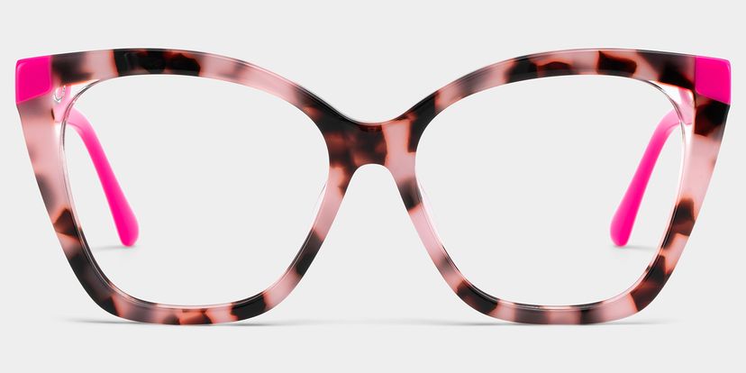 Kira Butterfly Pink Tortoise Glasses