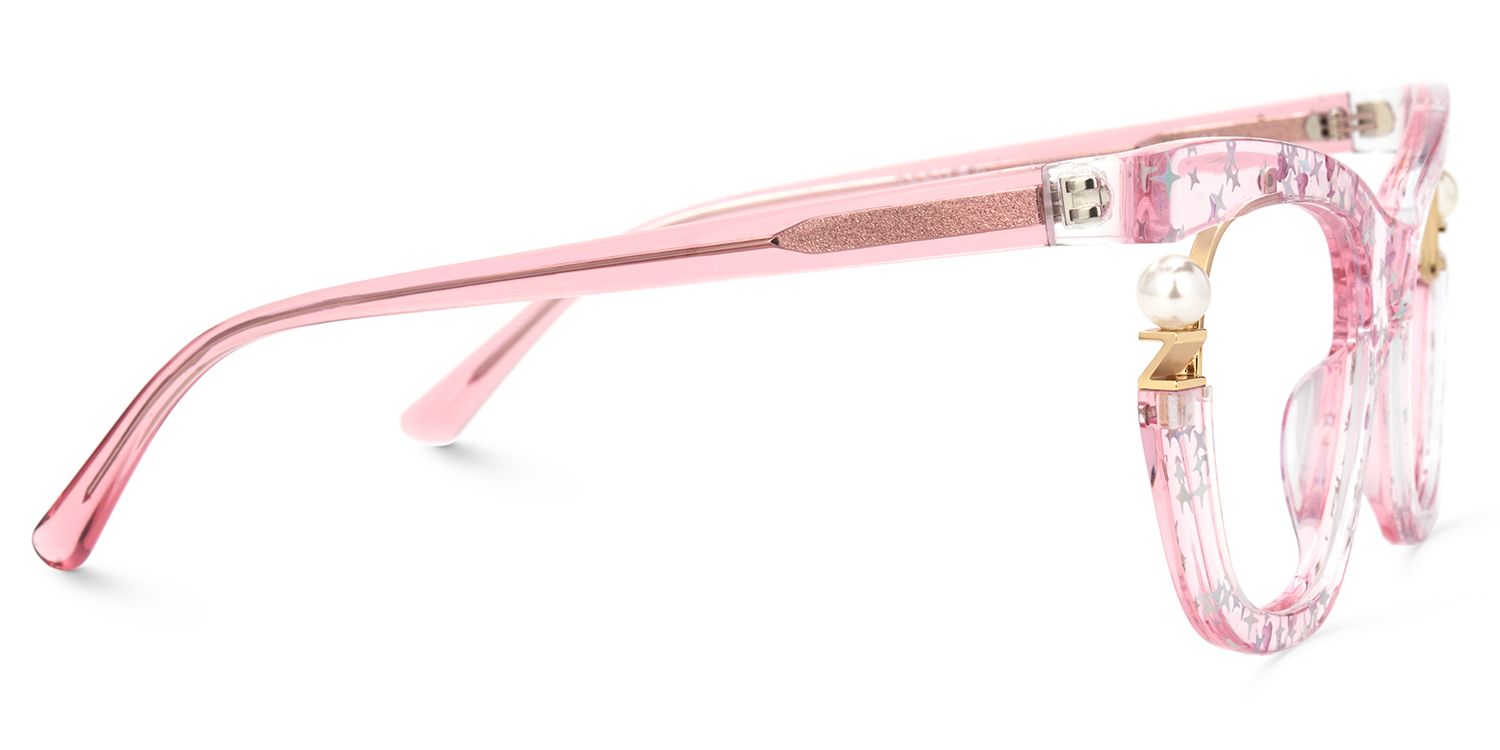 Pearl Cateye Pink Glasses4