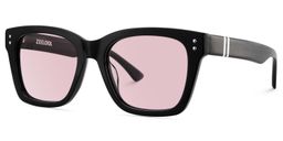 Gaydeh Black Rectangle Sunglasses2