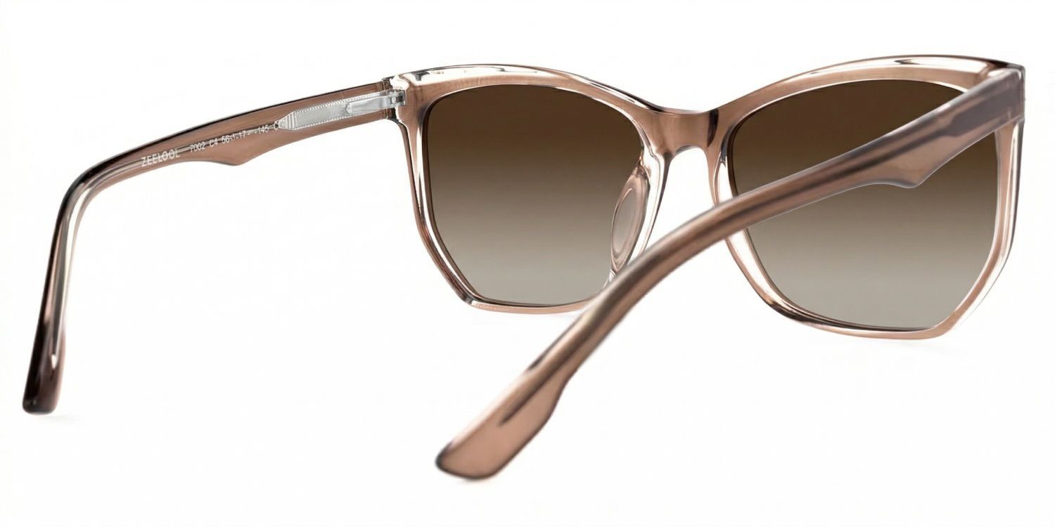 Libby Geometric Brown Thin Frame Glasses | Zeelool3