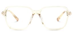 Vega Square Yellow Glasses0