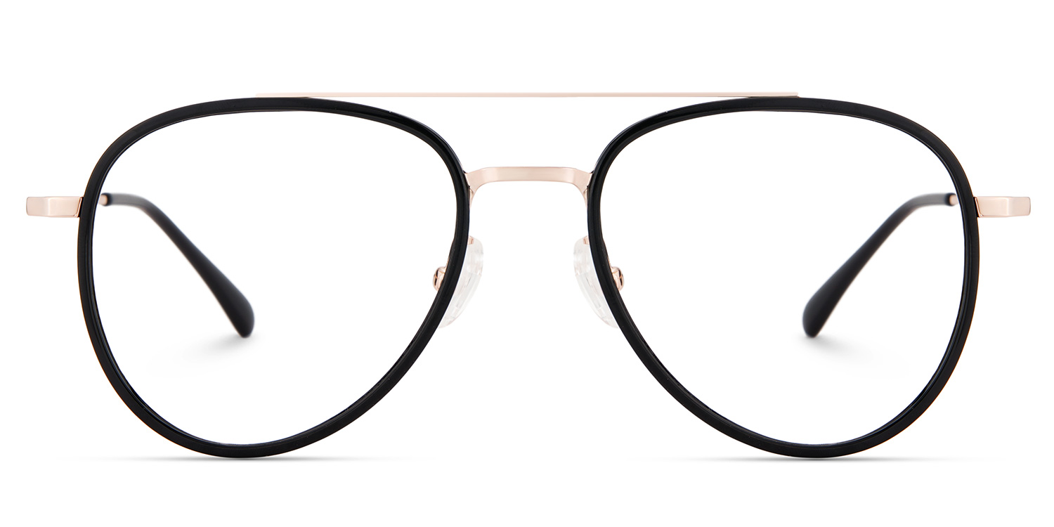 Serrano Avaitor Black Glasses0