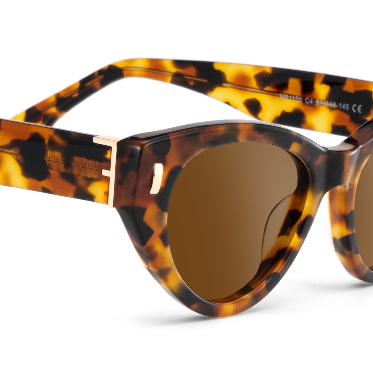 Azura Tortoise Cat Eye Polarized Sunglasses Online | ZEELOOL Canada4