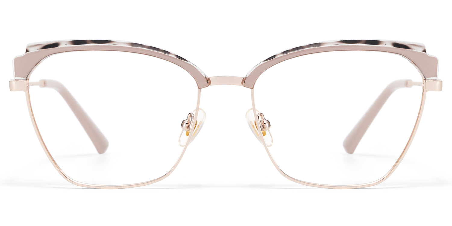 Phoebe Browline Khaki Frame Eyeglasses for Woman| ZEELOOL Canada1
