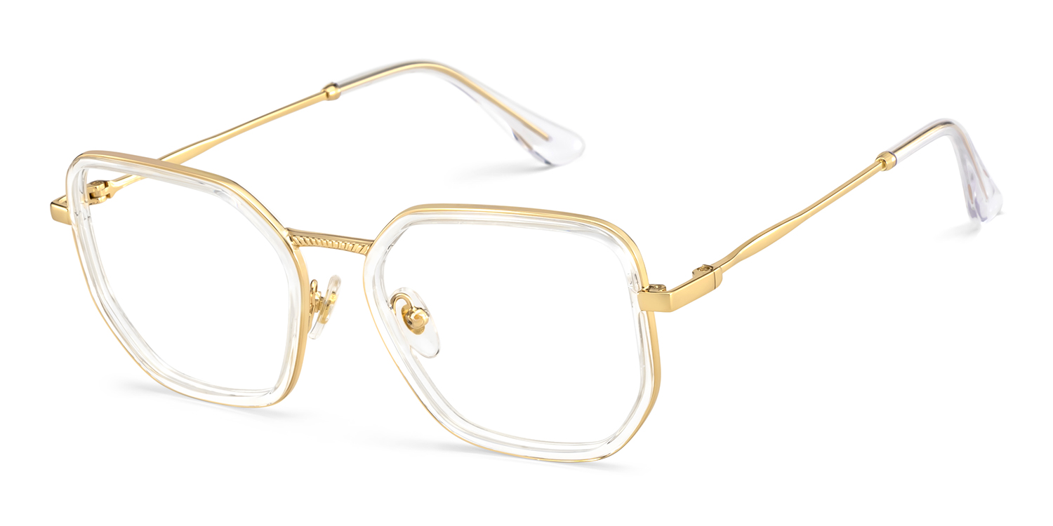 Levi Geometric Gold Glasses3