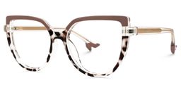 Noguet Cateye Two-Tone Glasses1