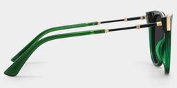 Dalton Cat Eye Dark Green Sunglasses3