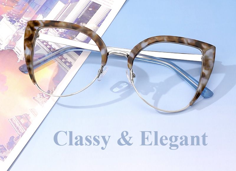 Brewer Cat Eye Tortoise Glasses | ZEELOOL Canada4