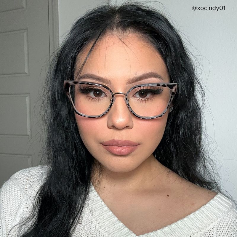 Martine Square Tortoise Glasses | ZEELOOL Canada5